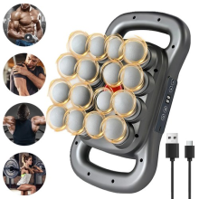 Back Massager 16 Head Massage Gun Electric Rechargeable For Enthusiasts Athletes