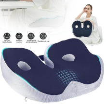 Memory Foam Seat Cushion Orthopaedic Office Chair Pad For Tailbone Pain Relief