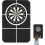 6Pcs/Kit High Density Felt Dartboard Wall Protector Self-Adhesive Guard 60x90cm 1