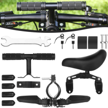 Kid Bike Seat Front Mounted Child Bicycle Seat Detachable Armrests Children Seat