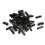 50 Pcs IDC Box Header DC3-20P 20 Way 2.54mm Right Angle Black 1