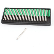 3mm x 3mm Ball Head Buffing Bits Diamond Mounted Point 30 Pcs