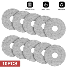 10Pcs Floor Cleaning Pad Microfiber Mop Pads Washable Easy Care Machine Washable