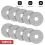 10Pcs Floor Cleaning Pad Microfiber Mop Pads Washable Easy Care Machine Washable 1