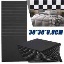 24x Studio Sound Proofing Insulation Self Adhesive Pad Acoustic Wall Panel Tiles