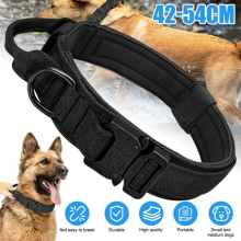 Adjustable 42-54cm Heavy-Duty Dog Collar Heavy-Duty Training Dog Collar Military
