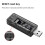 2X USB-Tester Stroomspanning Ladercapaciteitstester Voltmeterdisplay USB-Stroomspanningstestkaartadapter 1