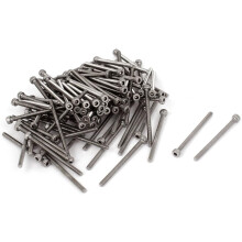 M2x30mm Stainless Steel Hex Key Socket Head Cap Machine Screws 100 Pcs