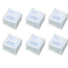 600Pcs Transparent Slides Coverslips Coverslides 22X22mm for Microscope