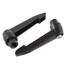 a15072100ux0136 M10 Thread 80 mm Long Lever Lathe Adjustable Clamping Handle (Pack of 2)