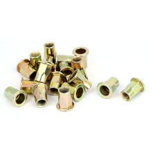 20pcs M8x18mm Carbon Steel Half Hex Body Insert Rivets Nuts Nutserts Fasteners