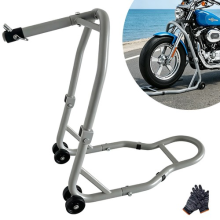 HEAVY DUTY MOTORCYCLE FRONT HEAD STOCK STAND MOTORBIKE WHEEL LIFT HEADSTOCK UK