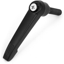 Machinery M10x40mm Male Thread Clamping Lever Adjustable Handle Black
