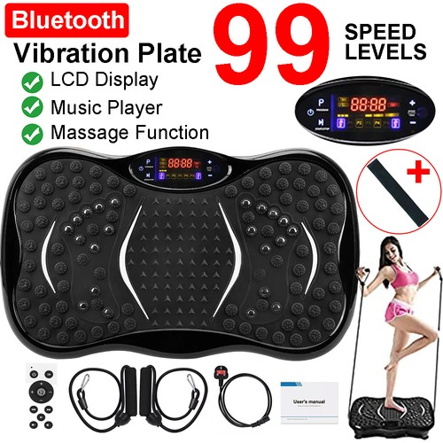 Power Vibration Plate Vibrating Machine Platform Exercise Body Shaker Massager