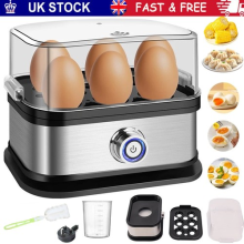 Electric Egg Boiler Stainless Steel Egg Cooker Poacher Streamer Fits Eggs