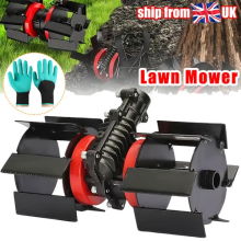 Lawn Mower Weeding Wheel Circular Planter Borders Low Noise for Yard Lawns Paths