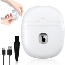 Electric Nail Clipper w/ LED Light 2 Speed Modes Rechargeable for Toe Fingernail