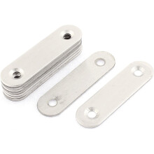 57mm x 16mm Flat Mending Plates Repair Joining Brackets 10PCS