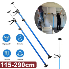2x Telescopic Drywall Plasterboard Prop Pole 2.9m Adjustable Ceiling Jack Lift