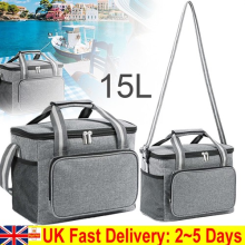 Extra Large Cooling Picnic Cooler Bag Cool Box Camping Food Ice Drink Lunch 15L