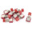 AC 250V/120V 2A/5A 3 Terminal NO NC Momentary Push Button Switch 9PCS 1