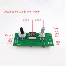 2X DSP Digital Reverberation Karaoke Reverb Board KTV Mixer Effector Anti-Whistling Module Multi-Sound Effects