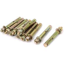 8mmx60mm Metal Hex Nut Sleeve Expansion Anchors Bolts Screws 10pcs