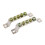 5 Holes Curved Ground Zero Wire Copper Screw Terminal Block Connector 2pcs 1