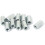 M6 Female Thread Straight Hex Rod Coupling Connector Nuts 10 Pcs 1