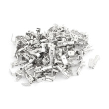 100 Pcs 4.8 Width Back Insulated Terminals Electrical Wire Crimp Connector