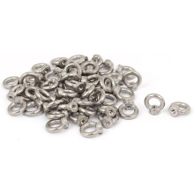 Lifting Eye Nut M3 Female Thread 304 Stainless Steel Round Shape for Rope Fitting Pack of 50