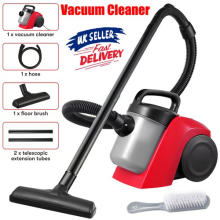Bagless Cylinder Vacuum Cleaner 1000W Compact Lightweight Powerful Cyclonic Vac