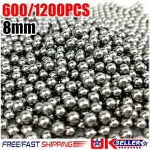600Pcs 8MM CATAPULT / SLINGSHOT AMMO CARBON STEEL BALL BEARINGS Steel Stainless