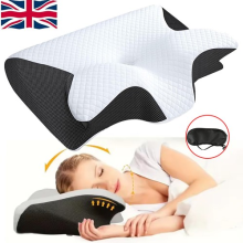 Ergonomic Memory Foam Pillow For Cervical Neck Shoulder Orthopedic Pain Relief