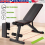 Foldable Weight Bench Adjustable Strength Training Full Body Workout Incline Gym 1