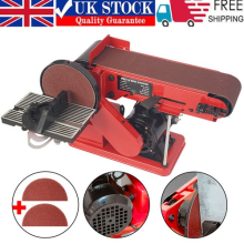 500W HEAVY DUTY ELECTRIC BENCH BELT & DISC SANDER SANDER WOOD METAL SANDING TOOL