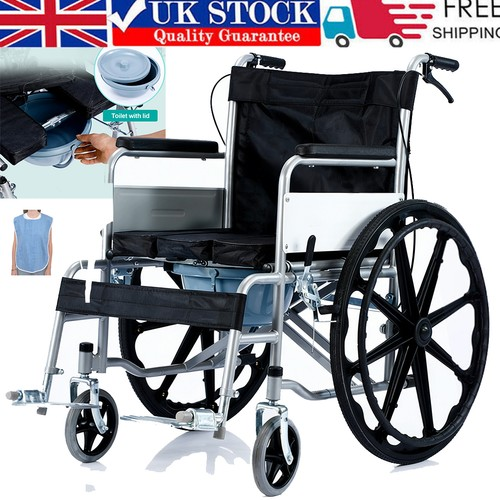 Folding Wheelchair Comfortable Breathable for Elderly Disabled Vehicles Moving
