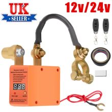 Wireless Remote Car Battery Disconnect Relay Master Kill Cut-off Switch Isolator