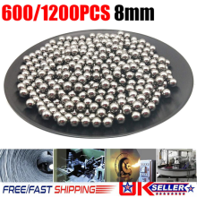 600Pcs 8MM CATAPULT / SLINGSHOT AMMO CARBON STEEL BALL BEARINGS Steel Stainless