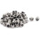 M4x0.7mm Metric Stainless Steel Nylon Insert Lock Hex Nuts 50pcs 1