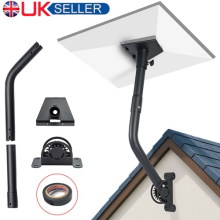 Heavy-Duty 360掳 Adjustable Starlink Gen3 V4 Mount 鈥?Wall & Roof Mounting Kit