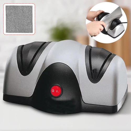 Electric Knife Sharpener Honer Professional Two Stage Grinds & Sharpens Knives