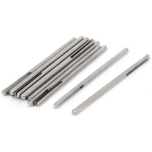 2.35mm 3/32" Shank Dia Split Mandrel Silver Tone 12pcs for Abrasive Sandpaper