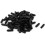 3.5mm Inner Dia Rubber Hose End Cap Screw Thread Protector Cover Black 100pcs 1
