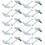 M4 x 50mm Male Thread Spring Loaded Hollow Wall Round Head Toggle Bolt 20pcs 1