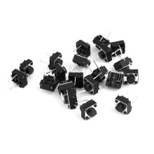 20Pcs 2 Pin Momentary Panel PCB Mount Push Button SPST Tact Switch 6x6x5 mm