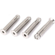 a16031800ux1359 M8x60mm Hex Socket Flat Head Split Sleeve Expansion Anchor Bolts 4pcs