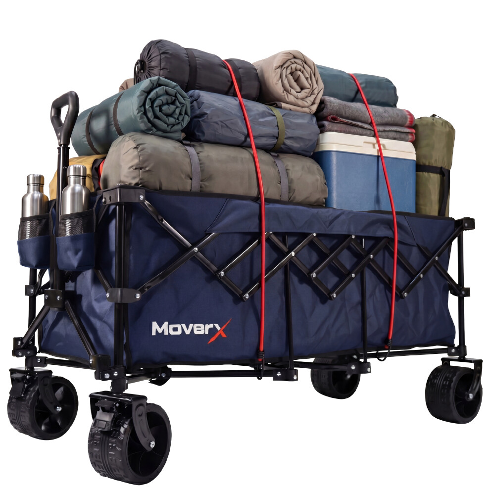 Moverx 300L Folding Festival Wagon - Blue