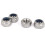 M8x1.0mm 304 Stainless Steel Self-Locking Nylon Insert Hex Lock Nuts 4pcs 1