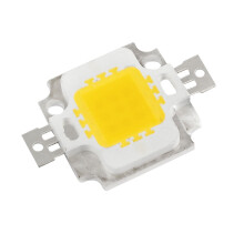 a14060400ux0343 Warm White Light High Power Lamp Bulb Cob Spot LED SMD Chip, 10-12V, 10W, 0.79" Width, 0.79" Length